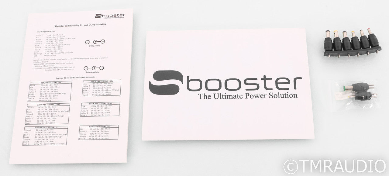 SBooster BOTW P&P MkII Upgrade Power Supply; Power & Precision; 12-13.5VDC