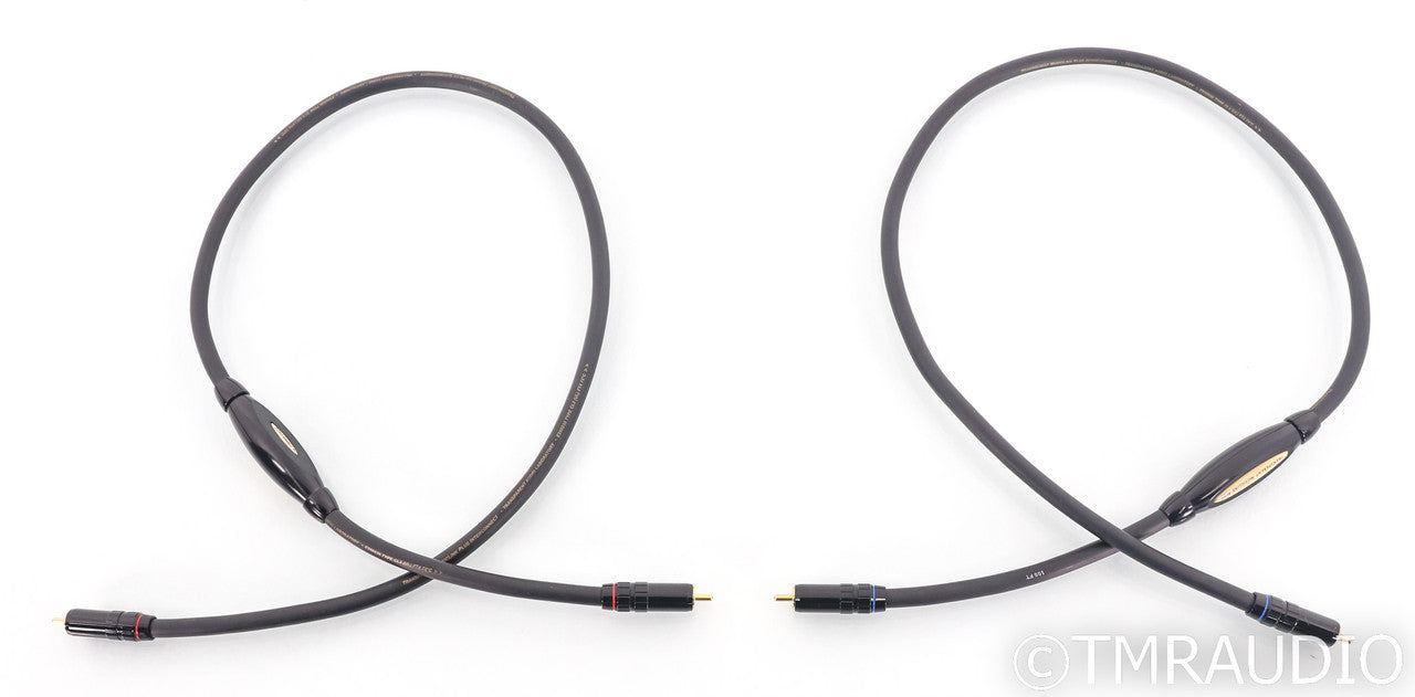Transparent Audio MusicLink Plus RCA Cables; 1m Pair Interconnects