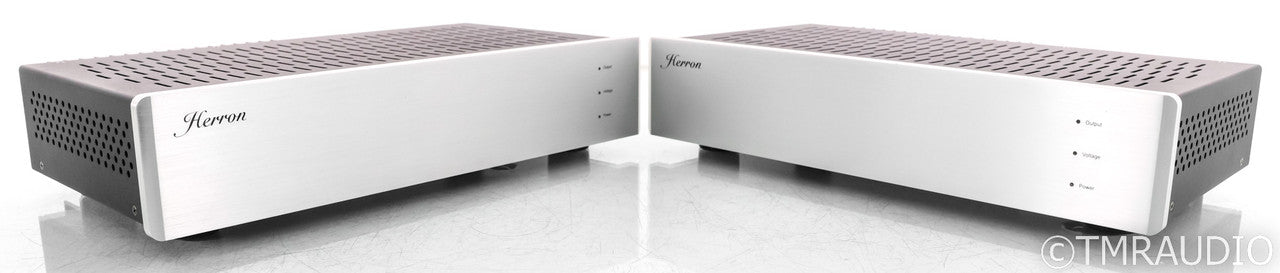 Herron Audio M1 Mono Power Amplifier; Silver Pair; M-1