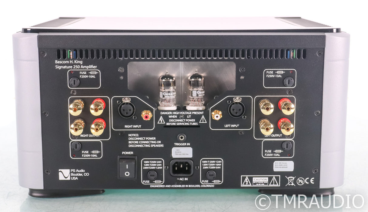 PS Audio BHK250 Signature Hybrid Stereo Power Amplifier; BHK 250; Silver (Used)