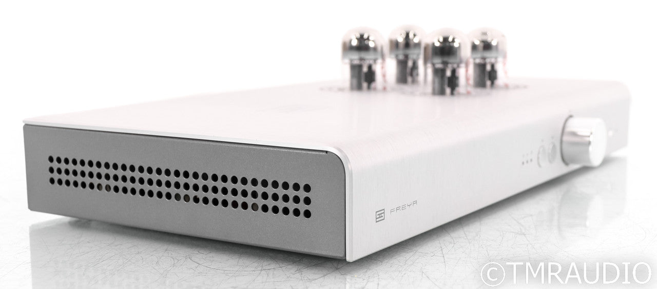 Schiit Freya+ Stereo Tube Hybrid Preamplifier; Plus; Remote; Silver
