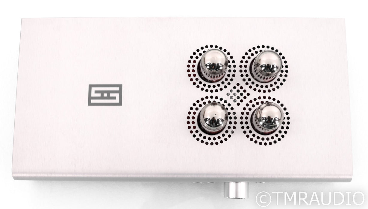 Schiit Freya+ Stereo Tube Hybrid Preamplifier; Plus; Remote; Silver