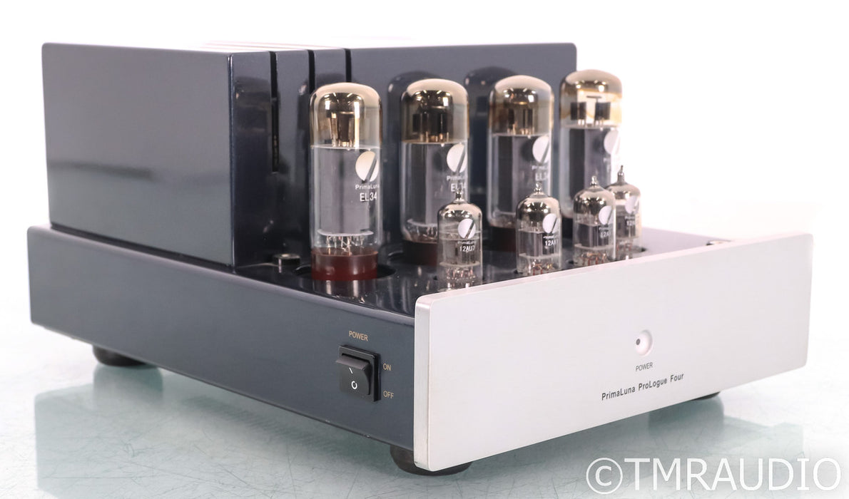 PrimaLuna ProLogue Four Stereo Tube Power Amplifier; Silver