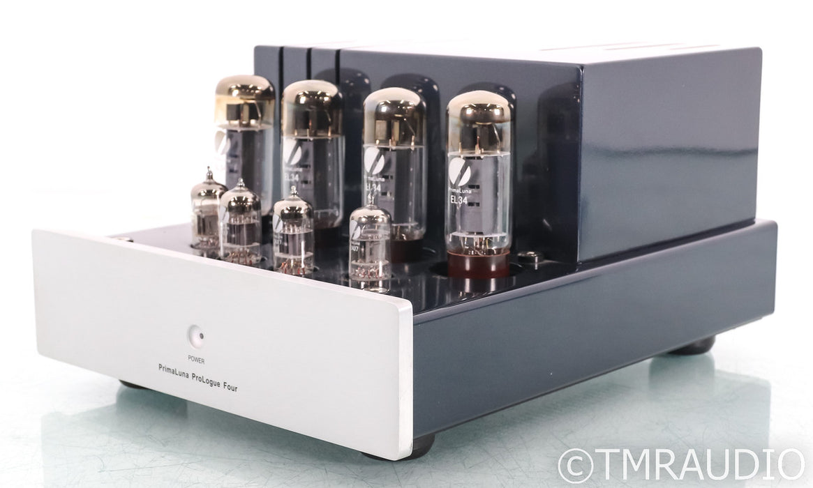 PrimaLuna ProLogue Four Stereo Tube Power Amplifier; Silver