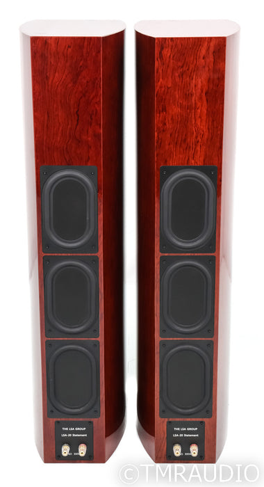 LSA 20 Statement Floorstanding Speakers; Chocolate Rosewood Laquer Pair
