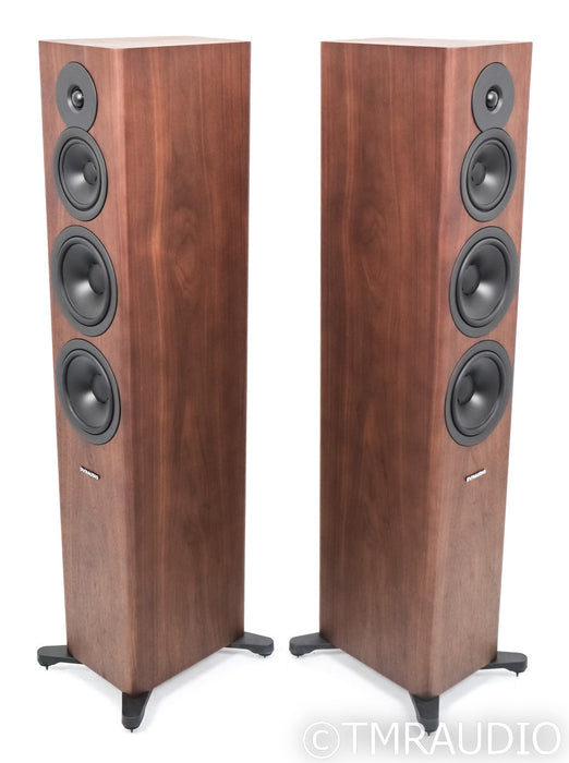 Dynaudio Evoke 50 Floorstanding Speakers; Walnut Wood Pair