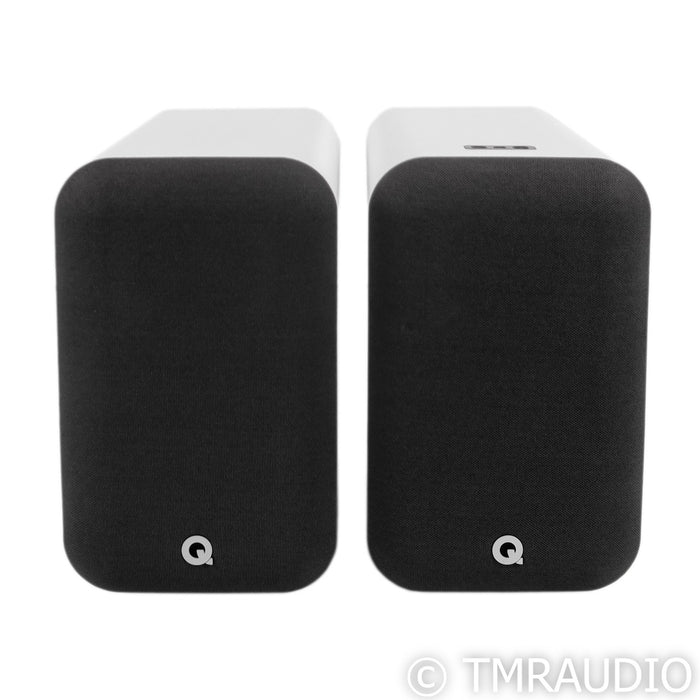 Q Acoustics M20 Powered Bookshelf Speakers; Arctic White Pair (Open Box)