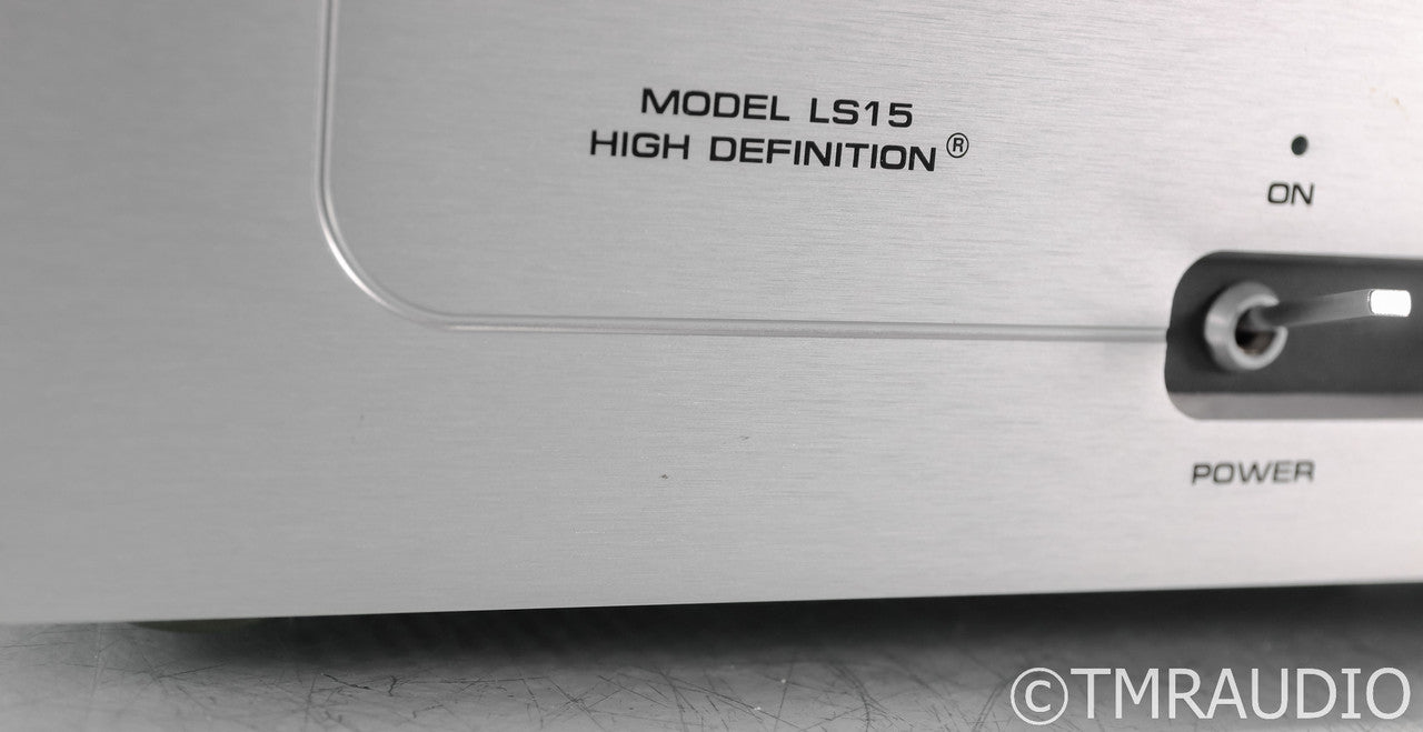 Audio Research LS15 Stereo Tube Preamplifier; Remote; Silver; LS-15