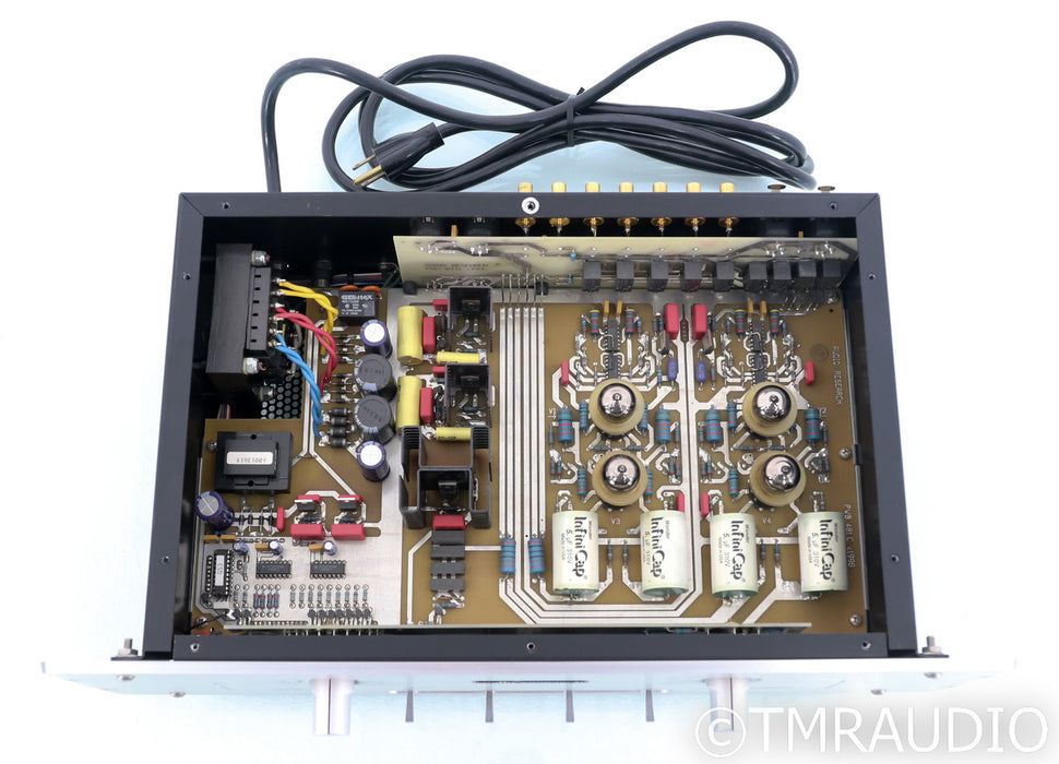 Audio Research LS15 Stereo Tube Preamplifier; Remote; Silver; LS-15