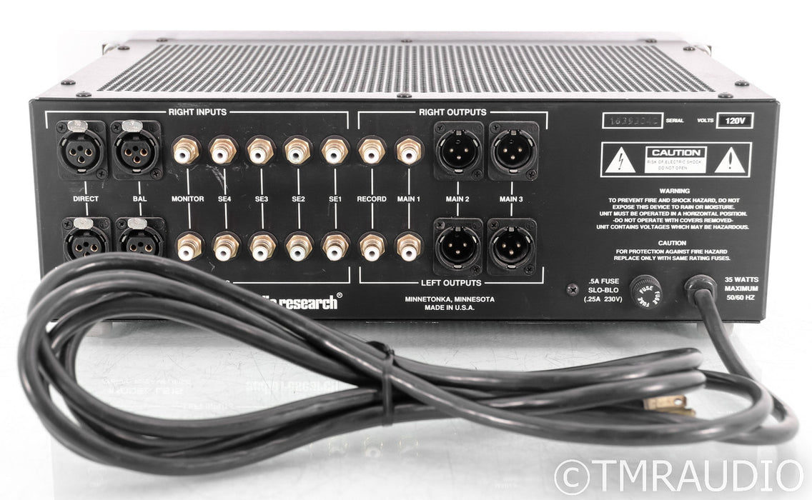 Audio Research LS15 Stereo Tube Preamplifier; Remote; Silver; LS-15