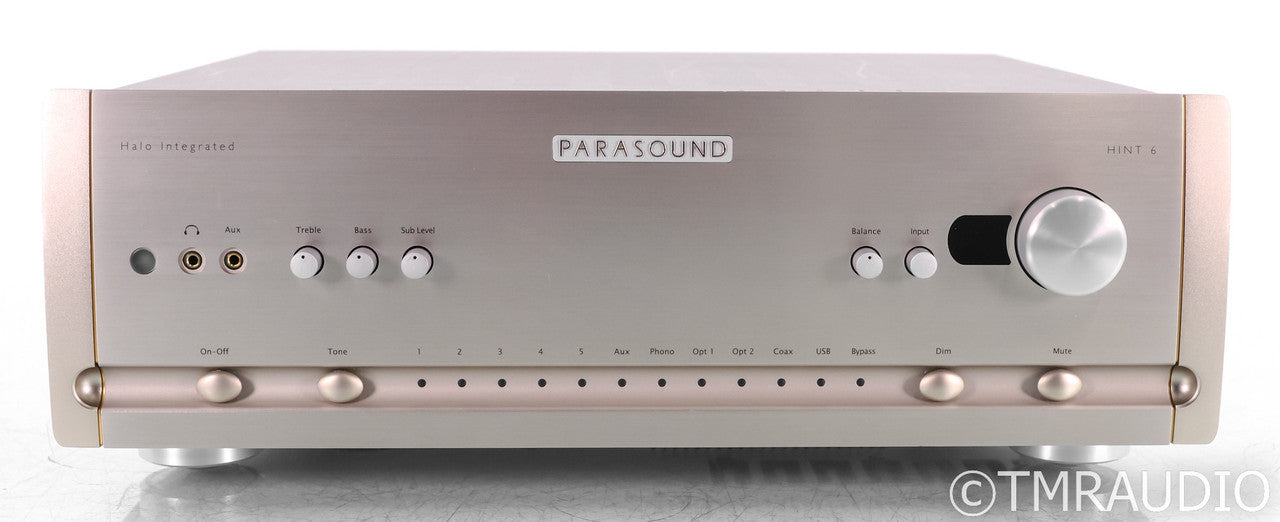 Parasound Halo Hint 6 Stereo Integrated Amplifier; Remote; D/A Converter
