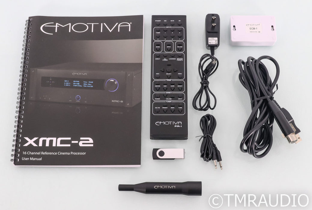 Emotiva XMC-2 16 Channel Home Theater Processor; Remote; Black; XMC-2