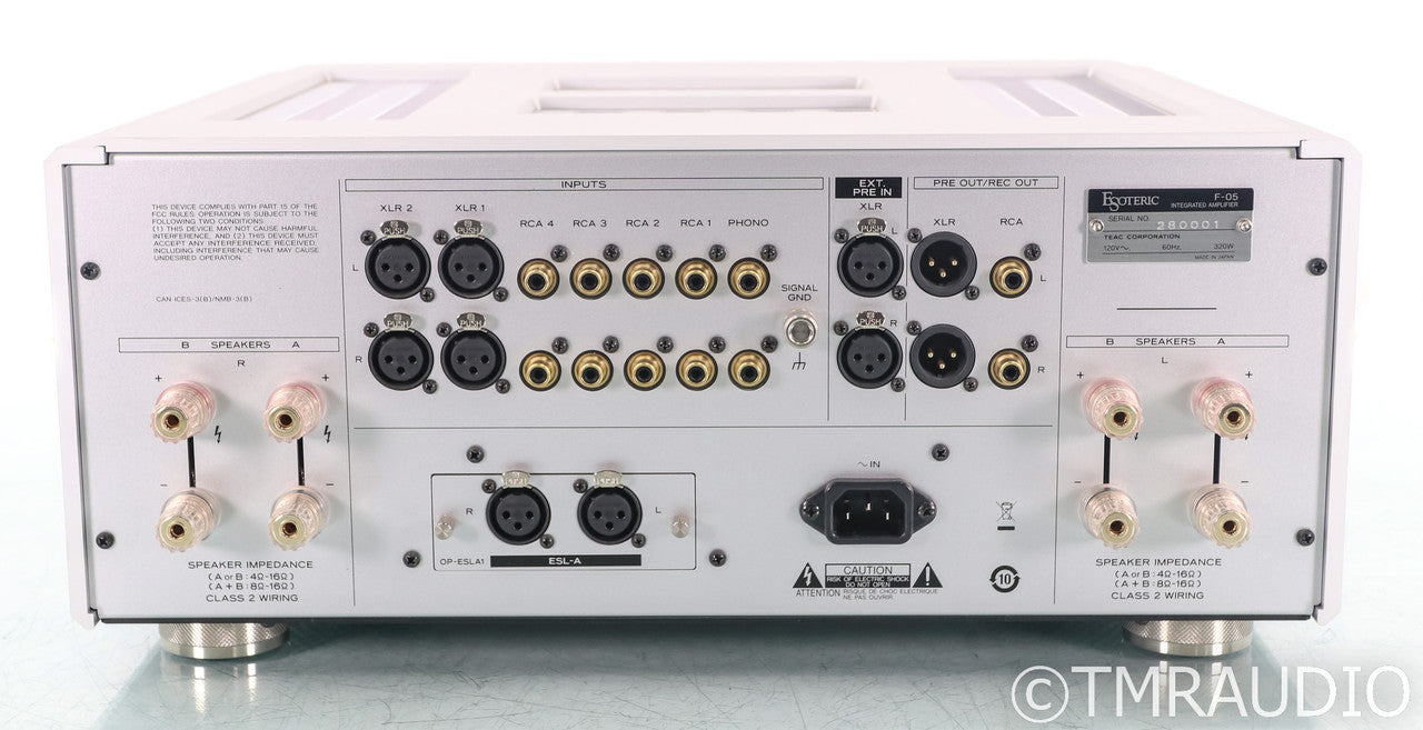 Esoteric F-05 Stereo Integrated Amplifier; F05; Remote; MM / MC Phono