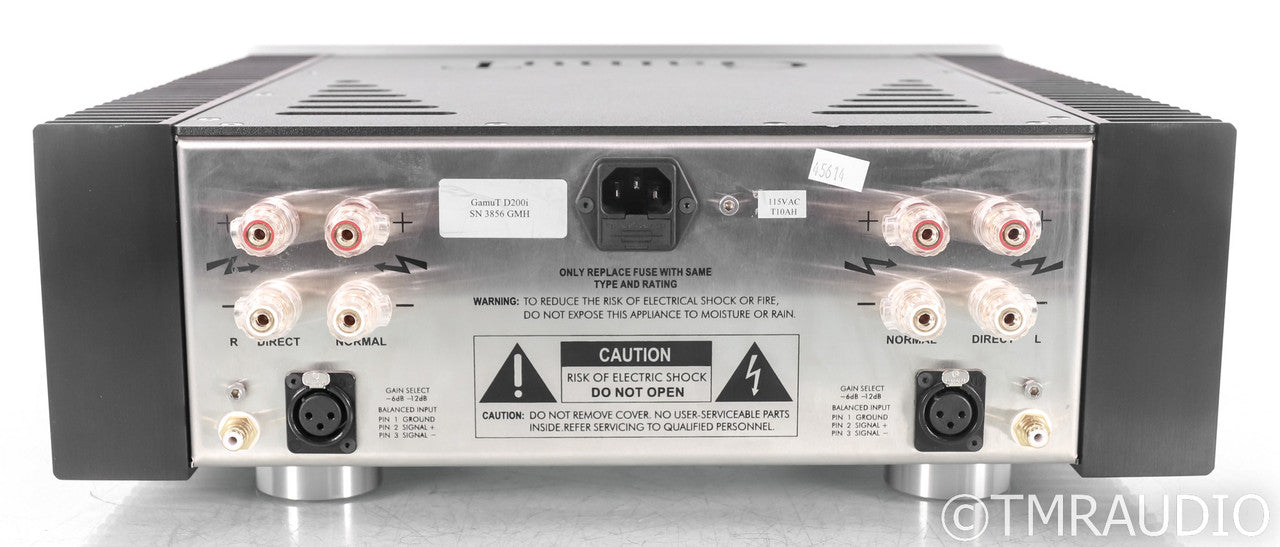 GamuT D200i Stereo Power Amplifier; D-200-i