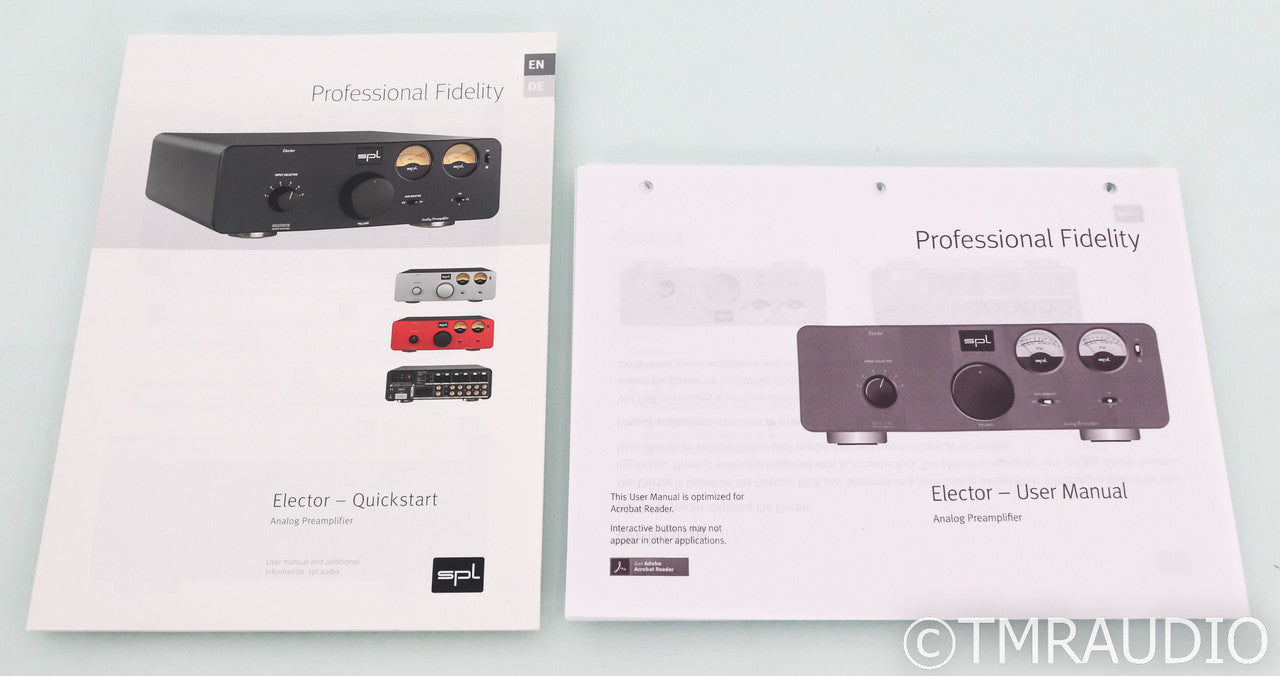 SPL Elector Stereo Preamplifier; Black