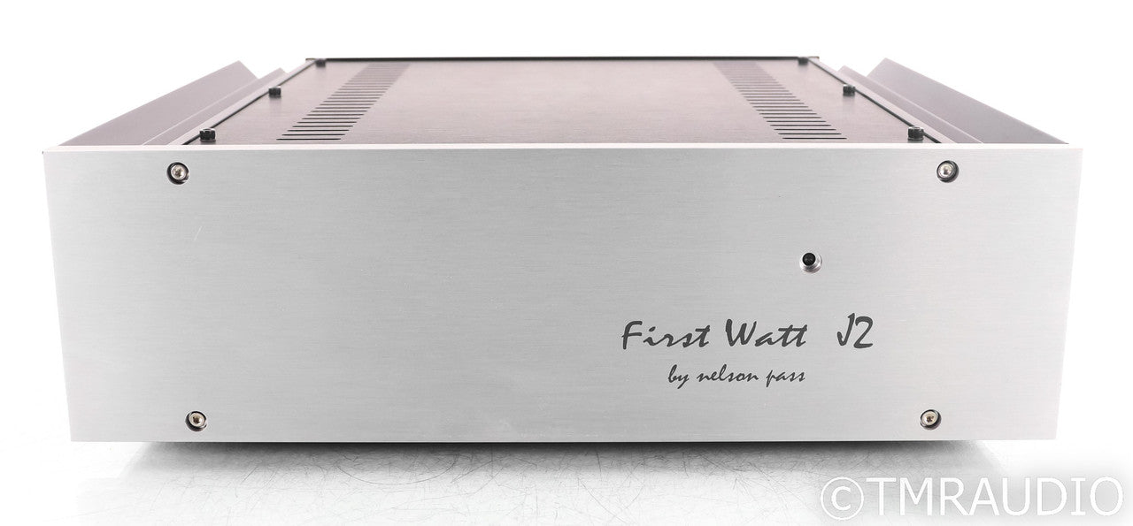 First Watt J2 Stereo Power Amplifier; Nelson Pass; Silver