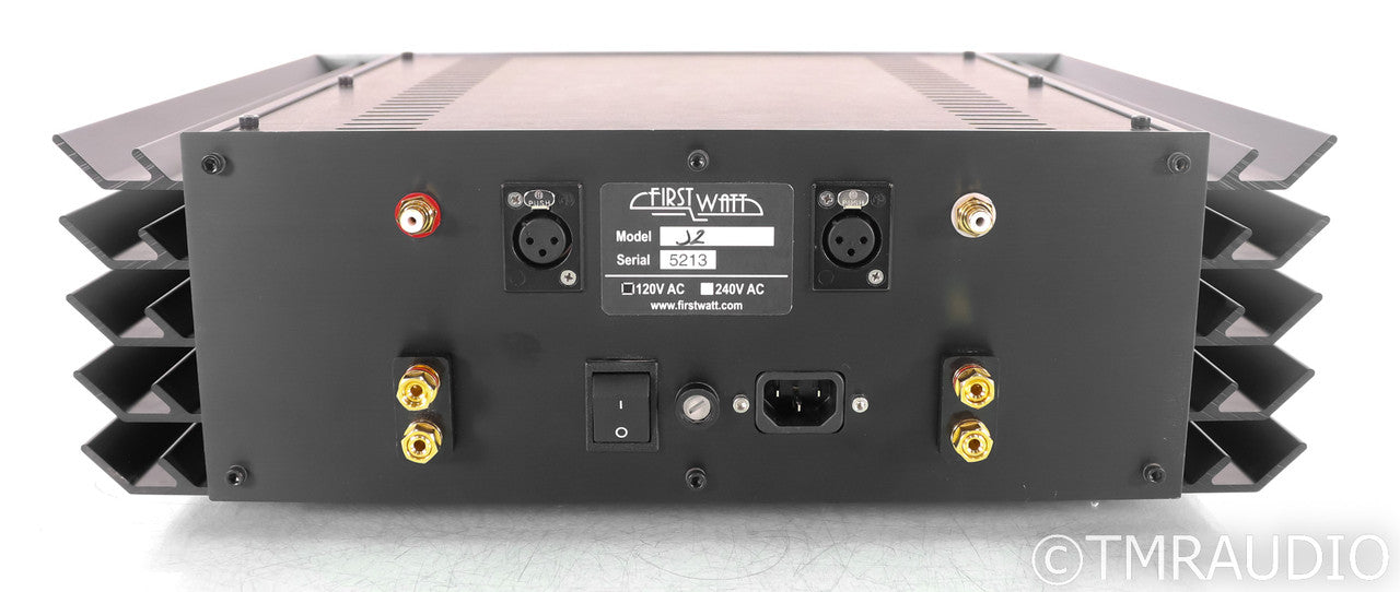 First Watt J2 Stereo Power Amplifier; Nelson Pass; Silver