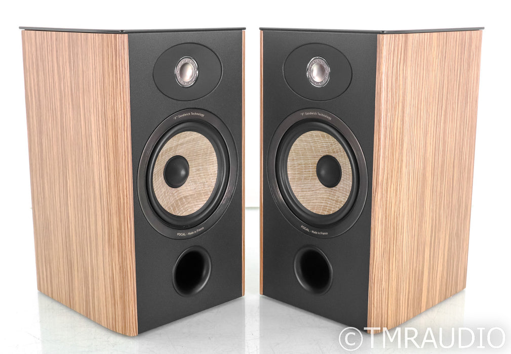 Focal Aria 906 Bookshelf Speakers; Prime Walnut Pair (Open Box)