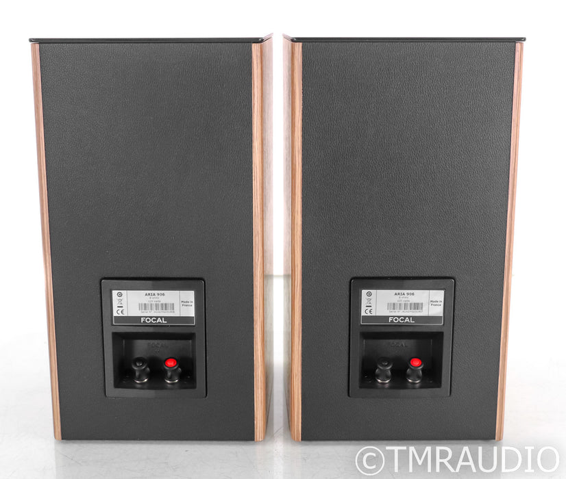 Focal Aria 906 Bookshelf Speakers; Prime Walnut Pair (Open Box)