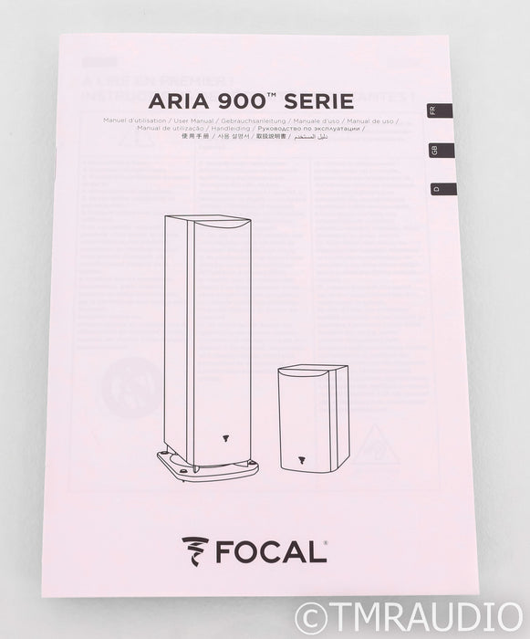 Focal Aria 906 Bookshelf Speakers; Prime Walnut Pair (Open Box)