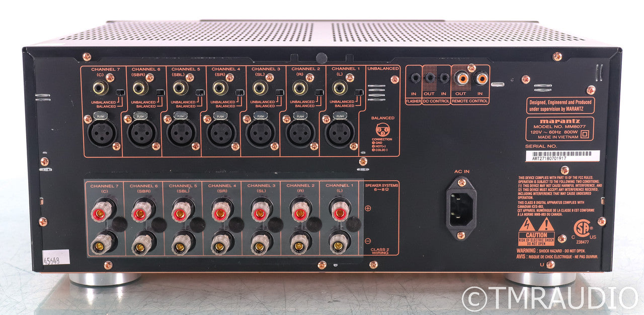 Marantz MM8077 7 Channel Power Amplifier; Black