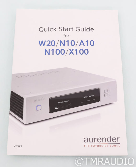 Aurender N10 Network Streamer / Server; Black; 4TB