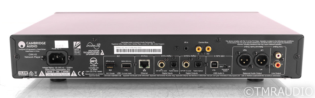 Cambridge CXNv2 Network Streamer / DAC; Remote; CXN-V2