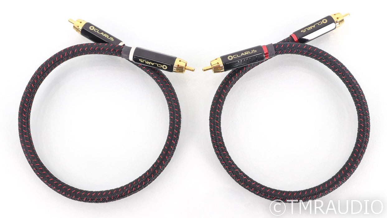 Clarus Crimson RCA Cables; 0.5m Pair Interconnects