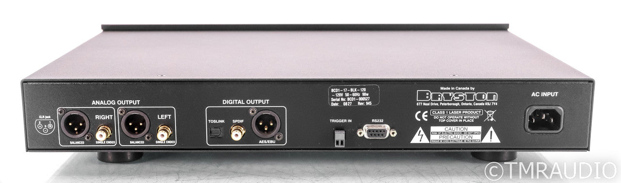 Bryston BCD-1 CD Player; BCD1; Remote