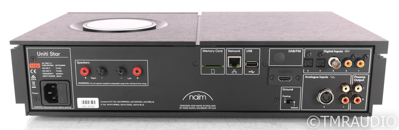 Naim Uniti Star All-In-One Wireless Network Amplifier; DAC; Remote (Open Box)