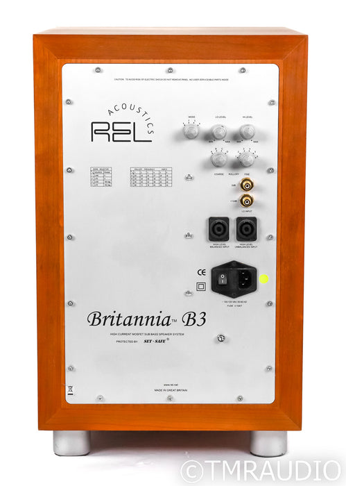 REL Britannia B3 10" Powered Subwoofer; B-3; Cherry
