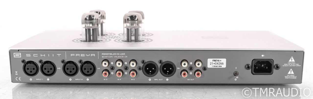 Schiit Audio Freya+ Stereo Tube Hybrid Preamplifier; Silver; Remote
