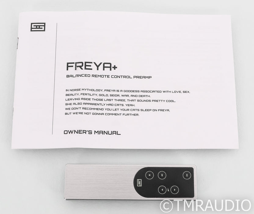 Schiit Audio Freya+ Stereo Tube Hybrid Preamplifier; Silver; Remote