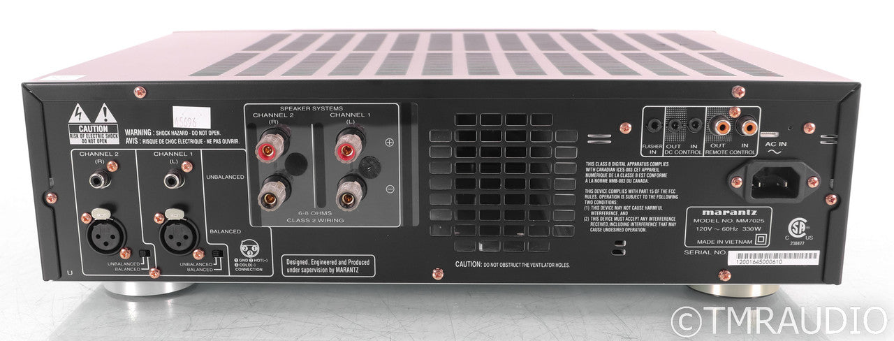Marantz MM7025 Stereo Power Amplifier; MM-7025; Black