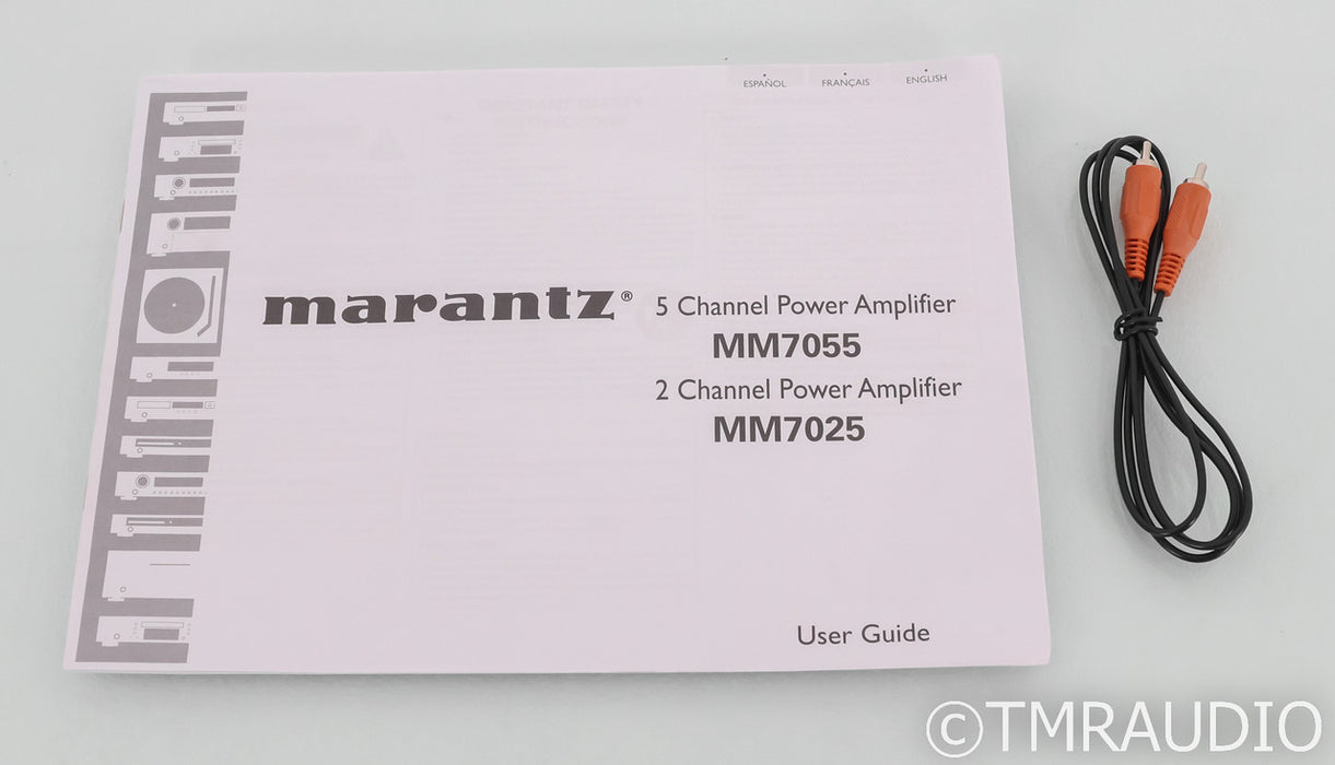Marantz MM7025 Stereo Power Amplifier; MM-7025; Black