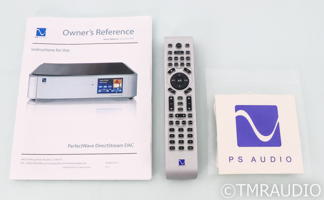PS Audio PerfectWave DirectStream DAC; D/A Converter; Bridge II