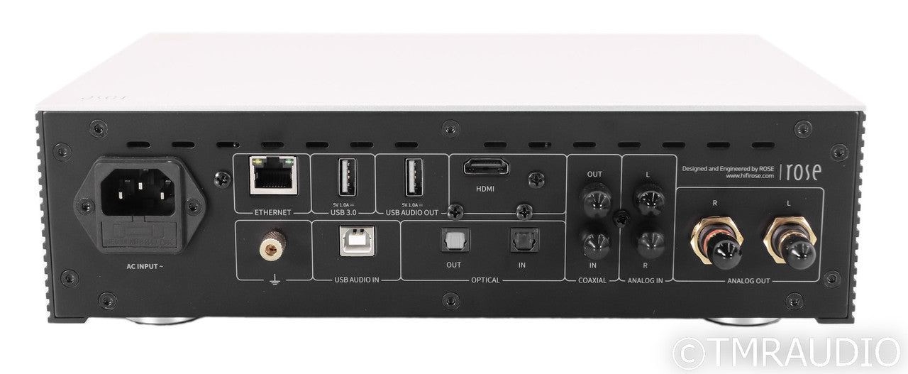 HiFi Rose RS250 Network Streamer; Remote; Silver