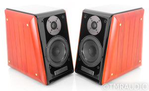Usher BE-718 Bookshelf Speakers; BE718; Compass; Black & Cherry Pair