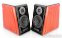 Usher BE-718 Bookshelf Speakers; BE718; Compass; Black & Cherry Pair