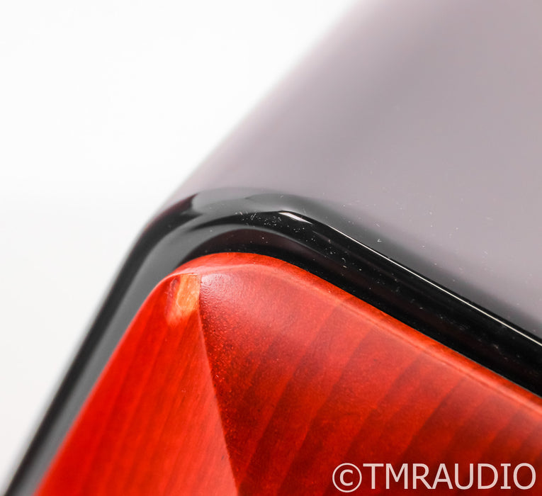 Usher BE-718 Bookshelf Speakers; BE718; Compass; Black & Cherry Pair