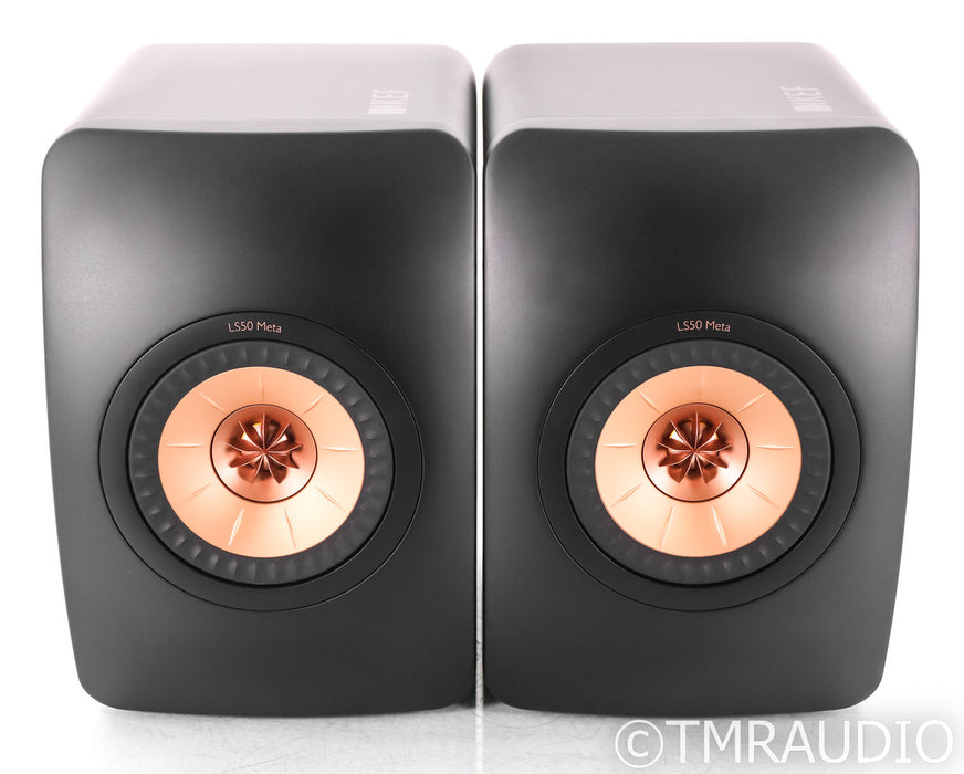 KEF LS50 Meta Bookshelf Speakers; Black Pair; LS-50