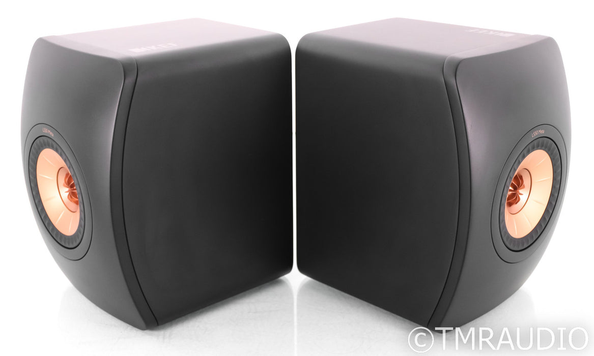 KEF LS50 Meta Bookshelf Speakers; Black Pair; LS-50