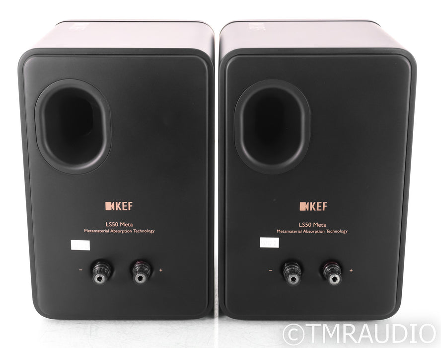 KEF LS50 Meta Bookshelf Speakers; Black Pair; LS-50