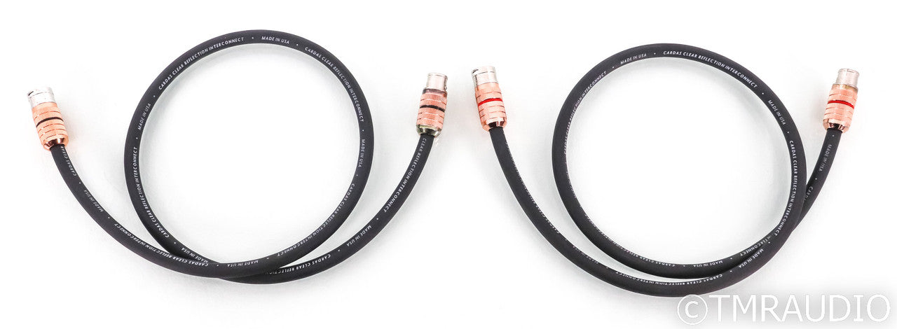 Cardas Clear Reflection XLR Cables; 1m Pair Balanced Interconnects