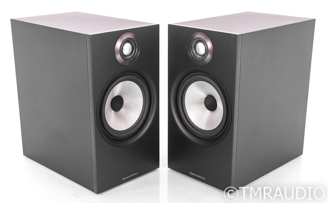 B&W 606 Bookshelf Speakers; Black Pair