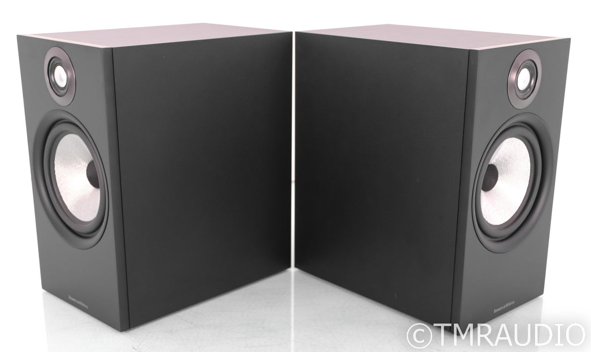 B&W 606 Bookshelf Speakers; Black Pair