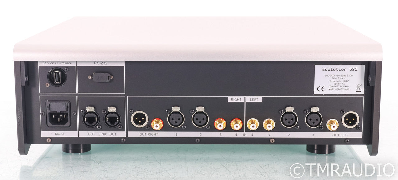 Soulution 525 Stereo Preamplifier; Remote; Silver
