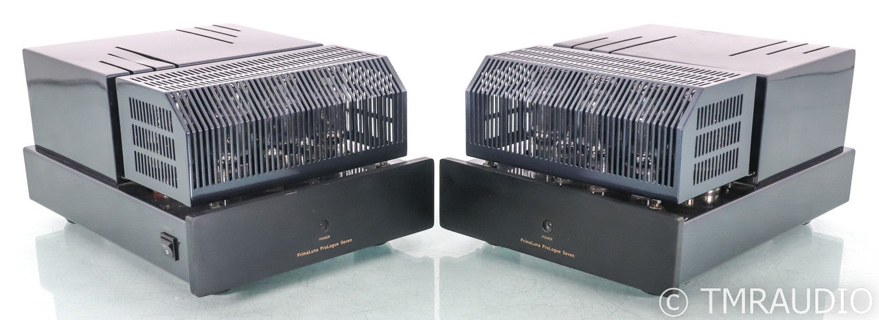 PrimaLuna ProLogue Seven Mono Tube Power Amplifier; Black Pair; Prologue-7