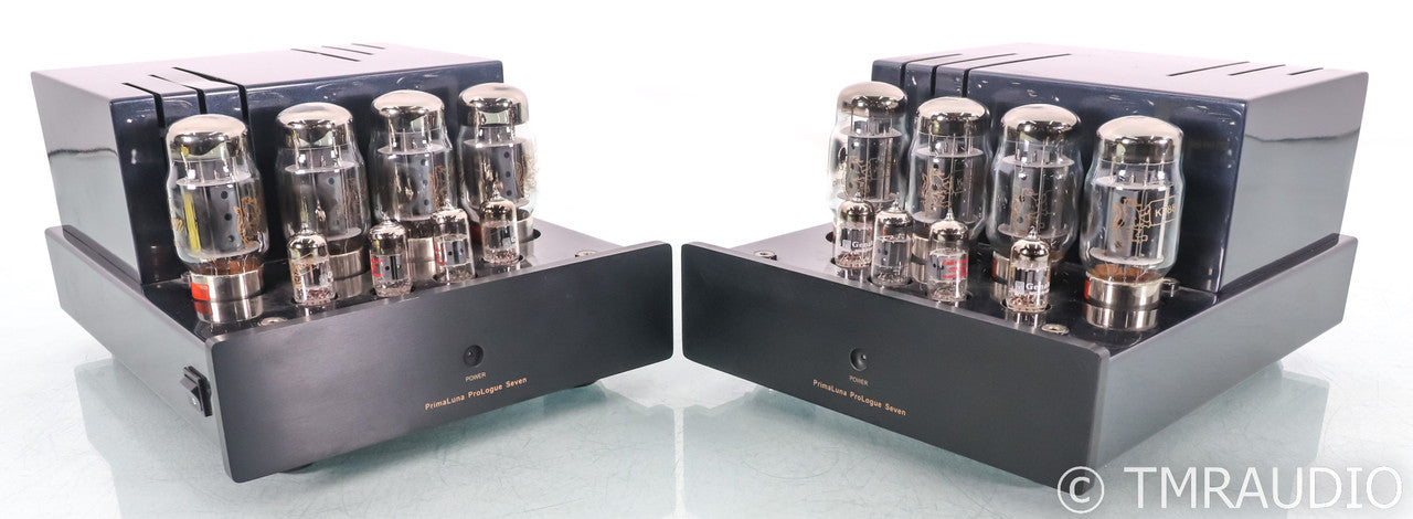 PrimaLuna ProLogue Seven Mono Tube Power Amplifier; Black Pair; Prologue-7