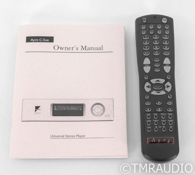 Ayre C-5xeMP SACD / CD Player; C5xeMP; Silver; Remote